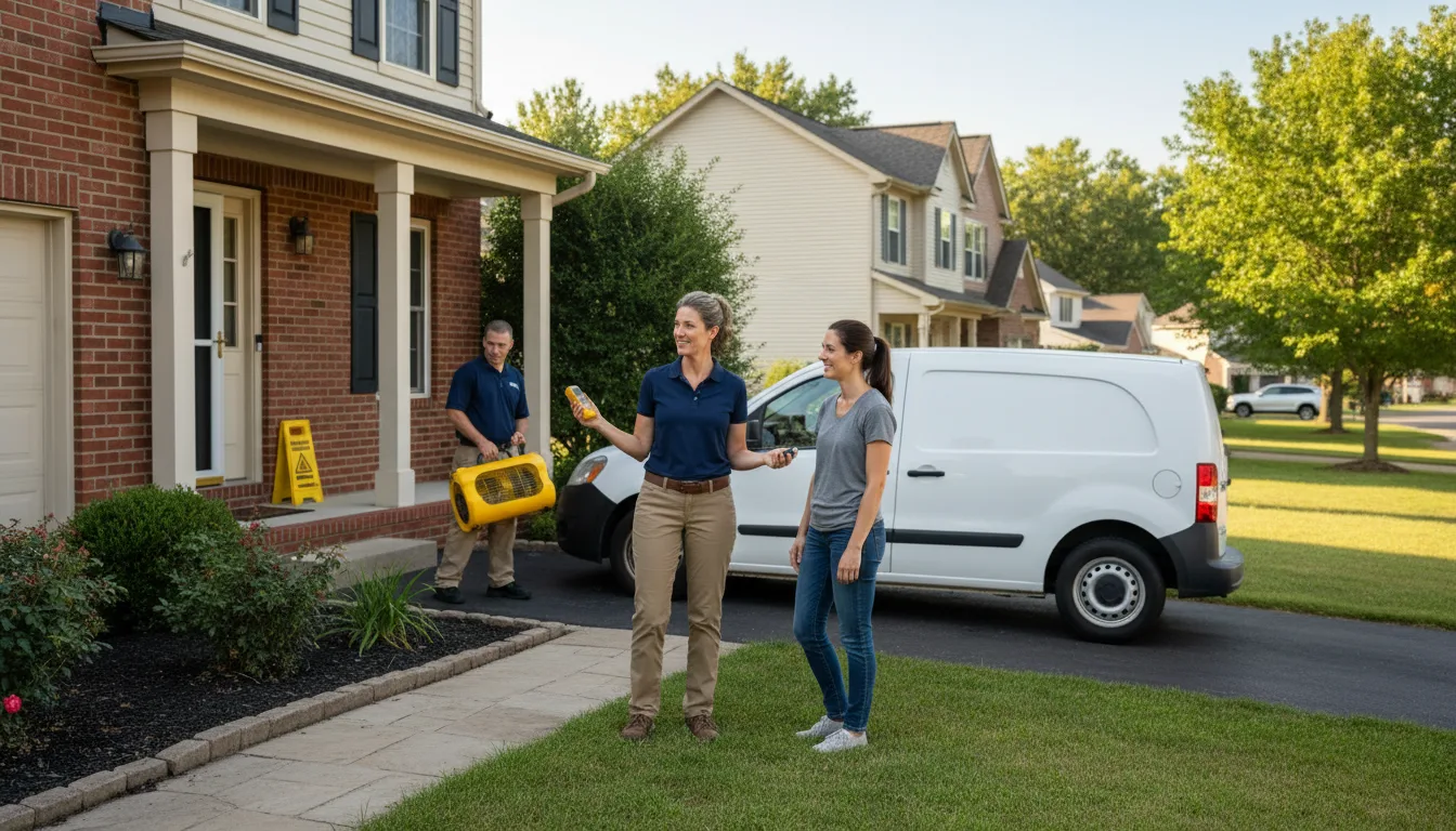 Residential water damage restoration in North Brunswick, NJ